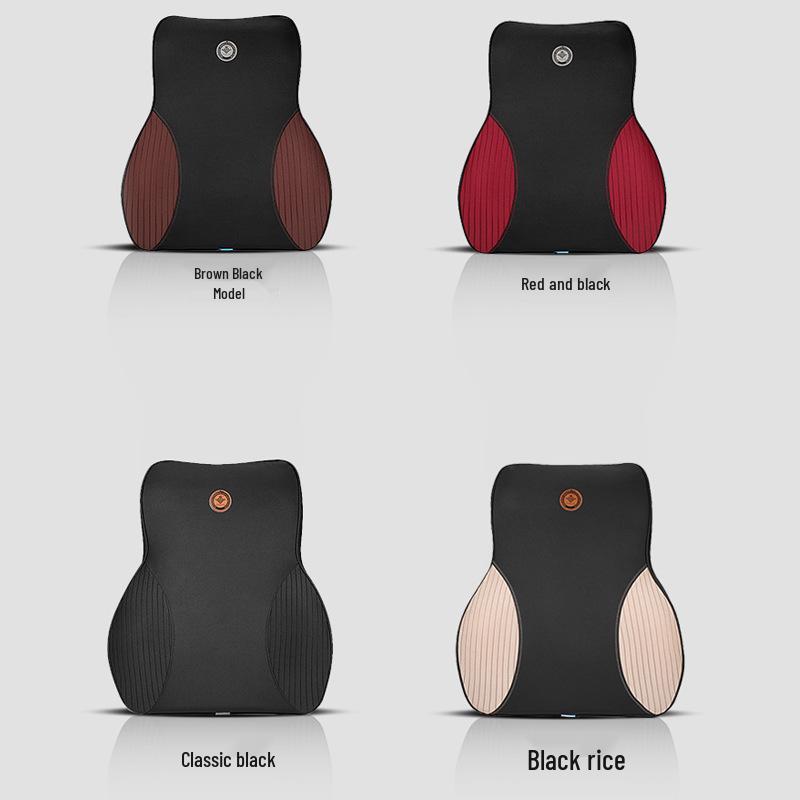 Car Lumbar Support: Memory Foam Backrest & Neck Pillow for Long-Lasting Comfort