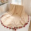 Fleece Rose Bouquet Blanket Warm Crocheted Flower Blanket Rose Flower Blanket Festival Gift