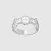 Musee.Art Cross Rosary Couple Ring (Women'S) (Type A)