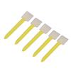 5pcs Beef Tendon Glue Scraper Handheld Plastic Caulk Finisher Glass Glue Scraper Blade for Window