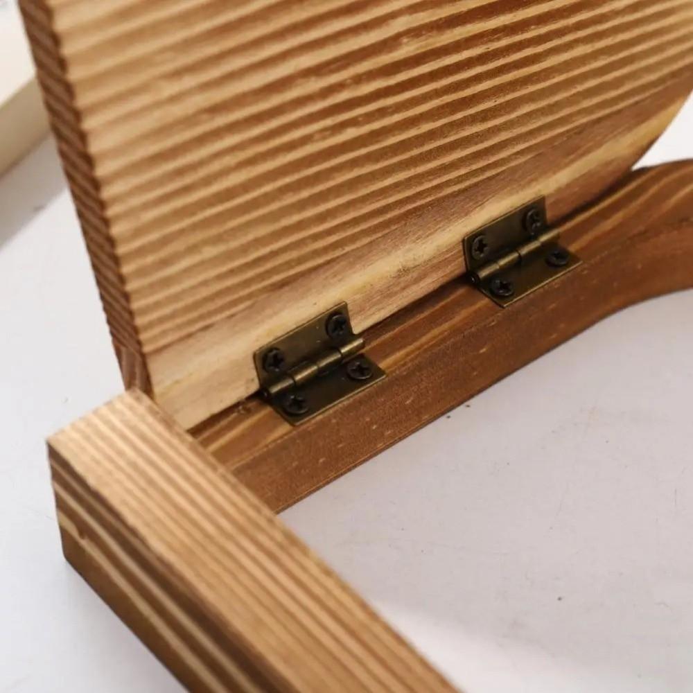 Wall Mounted Switch Protective Cover Multi-functional Anti-touch Socket Decorative Frame Door Shape Creative Wood Switch Cover