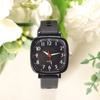 Fashionable Square Dial Teen Watch Quartz Movement 30m Water Resistance And Casual Style