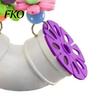 Parrot Anxiety Relief Toy Foraging Tube Toy, Bird Chewing Enrichment Colorful Cage Accessories for Budgie Parakeet Cockatiel