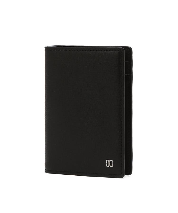 Daks Men'S Accessories Black Dd Logo Cowhide Card Holder Dbho6E911Bk
