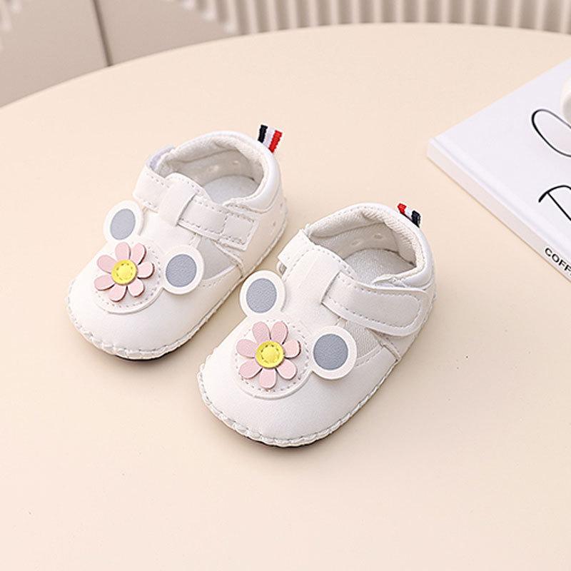 

Детская обувь Мягкая подошва Весна и Лето Для начинающих Девочка Малыш 0-1 Года Туфли Принцессы для Малышей Дышащие и Милые 13