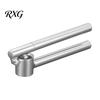 Dishwasher Safe Garlic Masher Stainless Steel Presser, Effortless Extended Handle Ginger Easy Clean Press Masher, Squeeze Manual Mincer for Kitchen