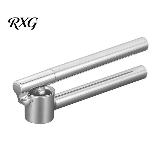 Dishwasher Safe Garlic Masher Stainless Steel Presser, Effortless Extended Handle Ginger Easy Clean Press Masher, Squeeze Manual Mincer for Kitchen