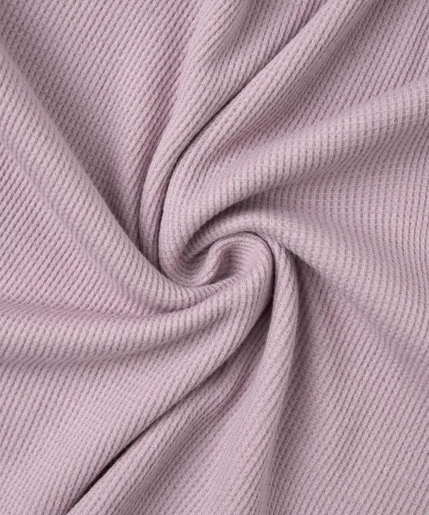 38COMEONCOMMON Waffle Slim Long Sleeve (Powder Pink)