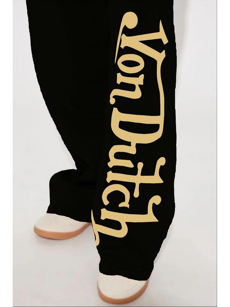 Dámská sada s potiskem Von Dutch: Volné, ležérní a módní Streetwear pro pohodlné každodenní nošení.