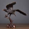 Brass Ornament Eagle Spreading Wings Copper Decoration Home Office Company Housewarming Opening Gift