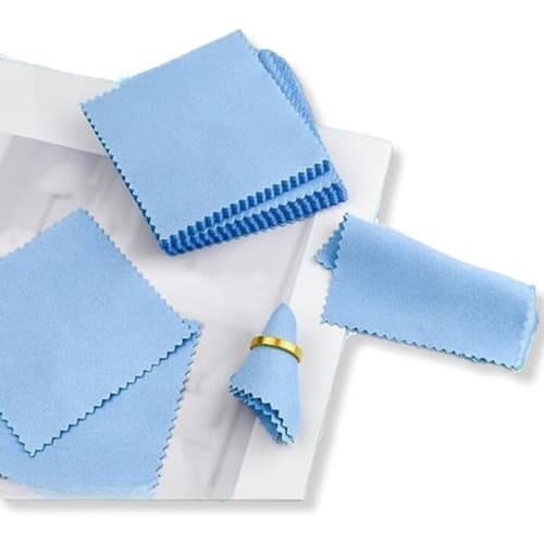 Shantia Silver Cloth, Silver Polishing Cloth, Precious Metal Polishing Cloth, Jewelry Polishing Cloth, Stain Remover, 10 Sheets, Individually Wrapped