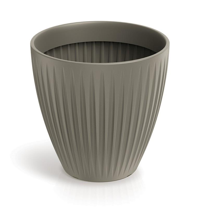 LATIA ROUND MIDL POT - MOCCA - PP-TLRO40MM
