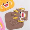 Silicone Sewer Floor Drain Cover Anti Odor Cartoon Floor Drain Pad Anti-blocking Anti-insect Kitchen Sink Strainers
