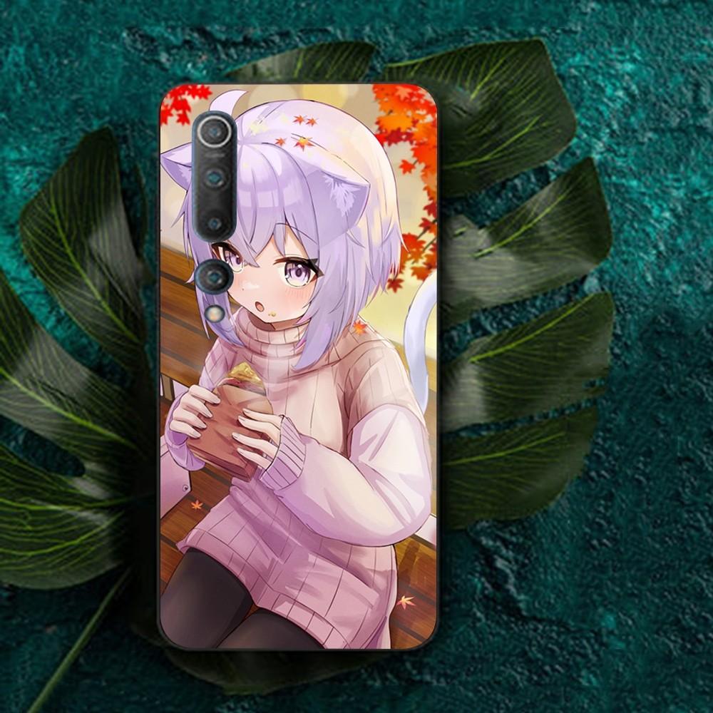 Kawaii Nekomata Okayu Phone Case For Redmi Note 4 X 5 A 6 7 8 Pro T 9 Pro 9S 10 Pro 11 Pro 11S 11Epro PocoM3pro