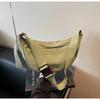 Fashion Casual Messenger Bag Shoulder Bag Spring New Simple and Lightweight Fabric Dumpling Bag