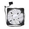 Cooling Fan Glowing Cool LED 12cm High Air Volume Shockproof Silent Computer Case RadiatorRainbow