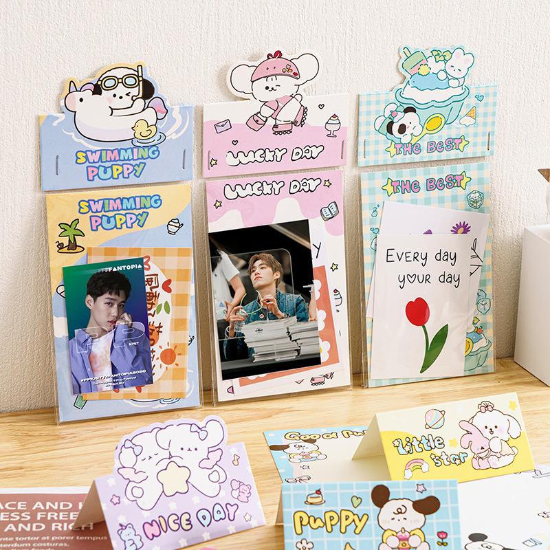 Self-Sealing Cute Card Packaging Bag Set for Small Cards