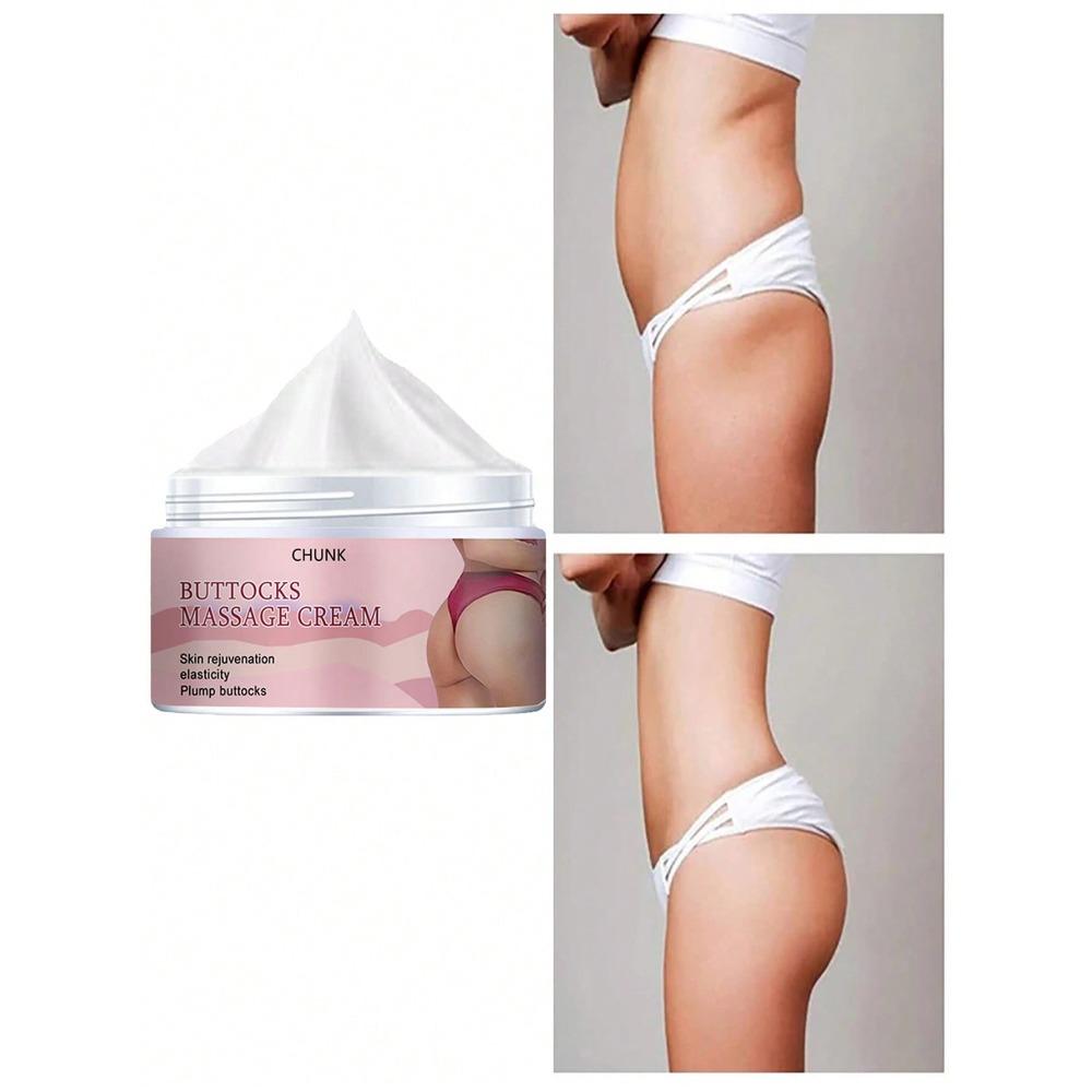 Cremă de masaj pentru ridicarea feselor pentru femei, acid hialuronic - cremă de masaj pentru strângere și umplere, potrivită pentru fese și piept, potrivită pentru toate tipurile de piele