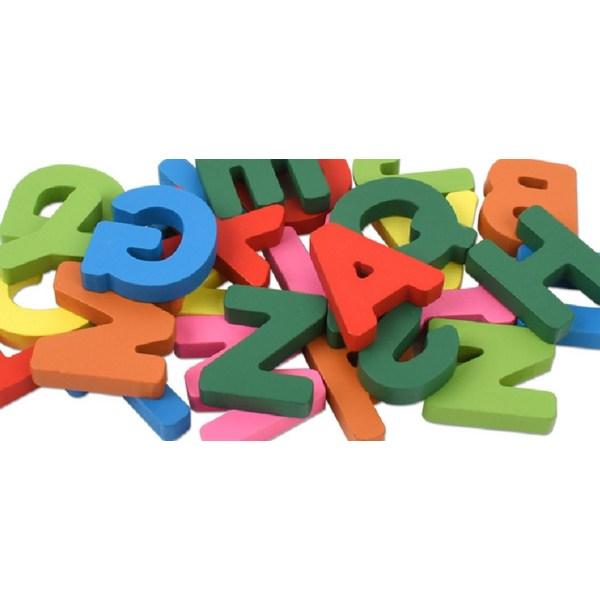 Set stereoscopic cu alfabet din lemn Oztoi, 1 set, cel mai bun puzzle pentru copii din Coreea