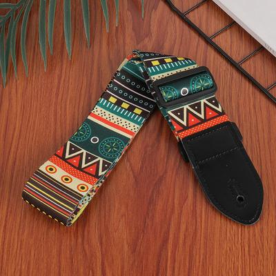 Electric Guitar Polyester Straps Ethnic Style Ballad Acoustic Guitars Bass Belt Musical Instrument Accessory