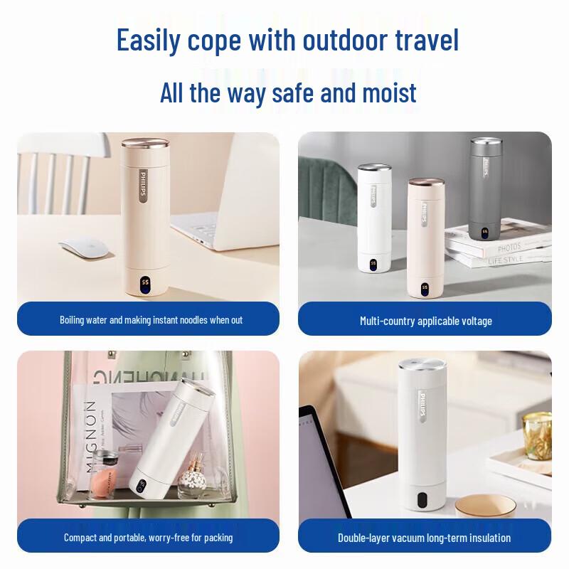 Philips Tragbarer Elektrischer Heiz- und Isolierbecher