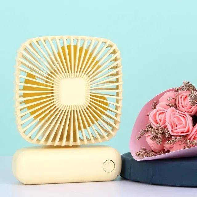 Desktop Small Fan Mini Handheld Usb Three Speed Cold Windmill Home Office Portable Quiet Outdoor Simple Portable Summer