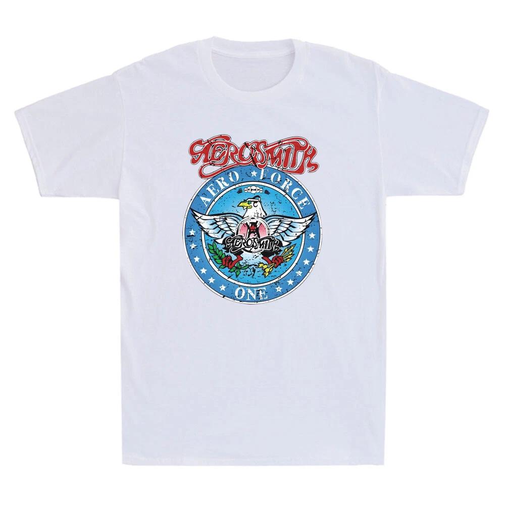 Wayne s World Garth Algar Aerosmith Force One Vintage Men s Short Sleeve T-Shirt 3XL