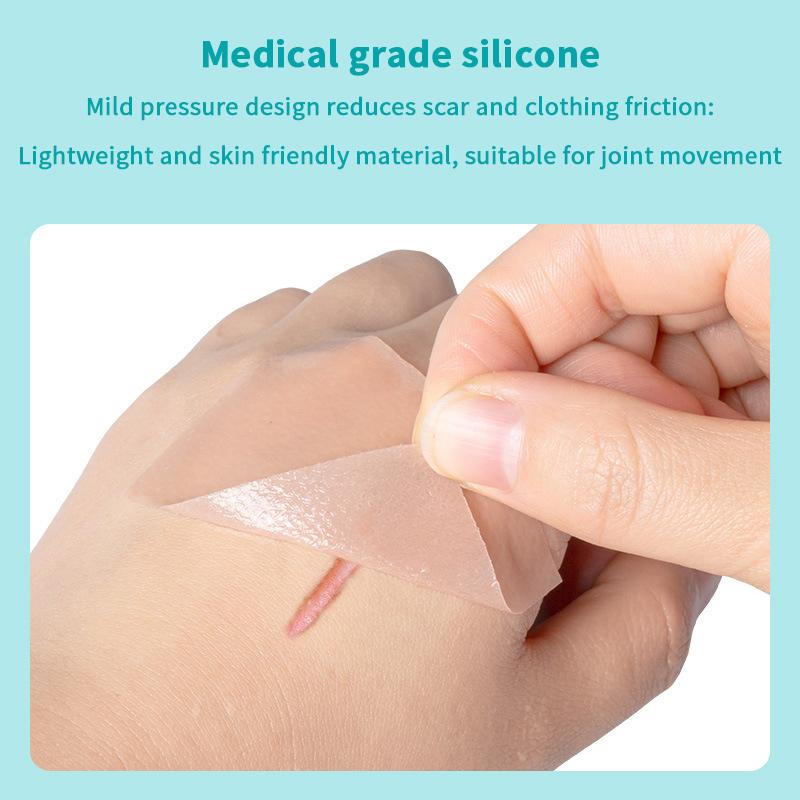 1 Pcs Silicone Scar Sheets Self-Adhesive Scar Cover Tape Reusable And Effective Skin Care Strips Highly Absorbent For Wound Care