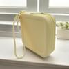 INS Silicone Square Coin Purse Solid Color Earphone Storage Bag Small Item Bag  Gift