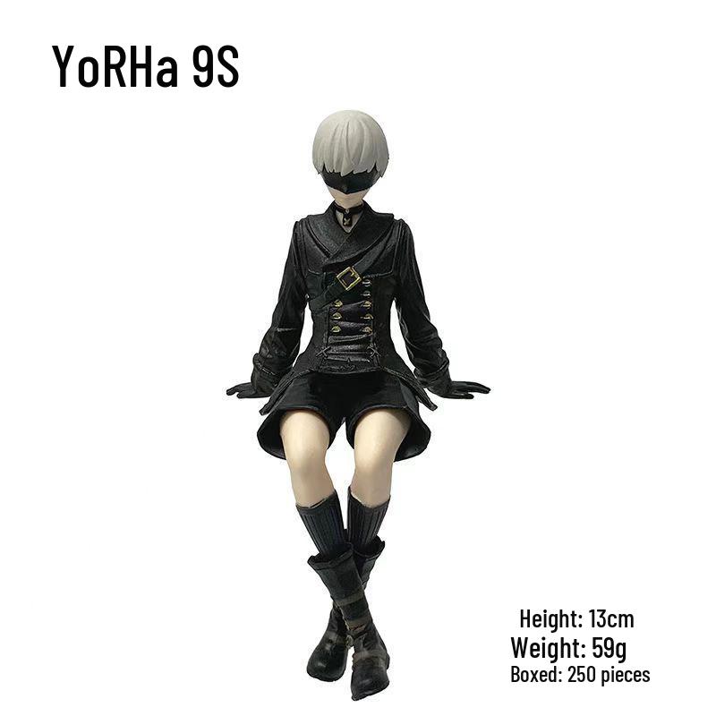 YoRHa 2B A2 9S Anime Action Figure Ornament - NieR Automata