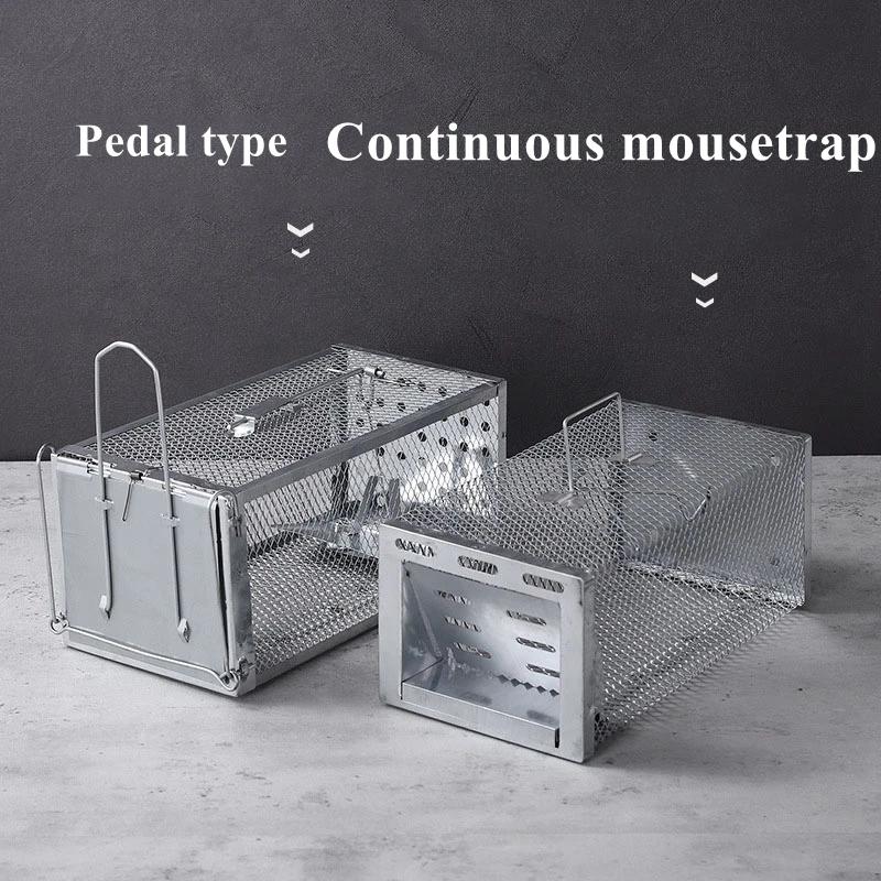 Mousetrap household metal mouse cage continuous fully automatic mouse catching cage catch rat mousetrap