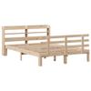 VidaXL Cadre de lit avec tête de lit 160x200 cm bois de pin massif, lit, cadre de lit en bois massif, meuble de chambre à 3306857