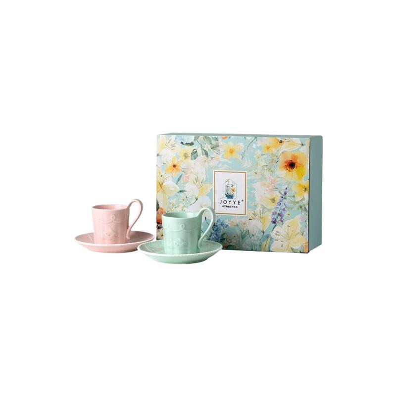 JOYYE Ceramic Couple Coffee Mug Set
