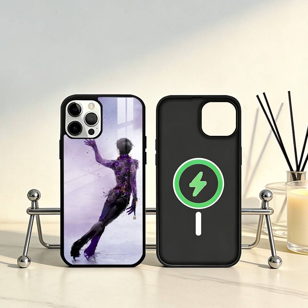 

4A Jump L-Legend Hanyu Yuzuru Phone Case For iPhone17,16,15,14,13,12,11 Plus,Pro Max Magnetic For Magsafe Wireless Charging iPhone14PROMAX