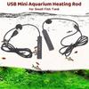 USB Mini Aquarium Heating Rod For Small Fish Tank Temperature Regulator Thermostat Heater 5/10W New and High Quality