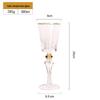 Shangqi Gold Rim Beaded Champagne Glass