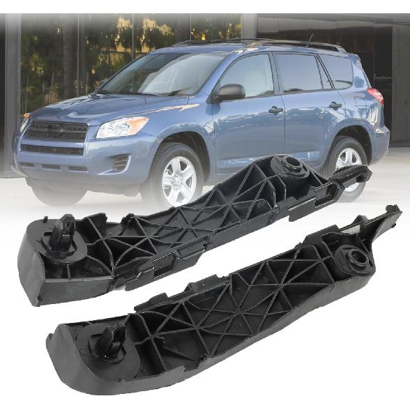 Front Bumper Bracket Set for Toyota Corolla 2009-2010 Left Driver and Right Passenger Side 52116-12390, 52115-12430, 52116-02110, 5211502130,