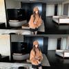 Age reduction temperament Young cashmere pulled coat Women's short new wool woolen coat Furry coat