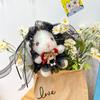 Super Cute Lolita Rabbit Plush Pendant for Best Friend Birthday Gift Sakura Rabbit Confession Doll Backpack Hanging Decoration