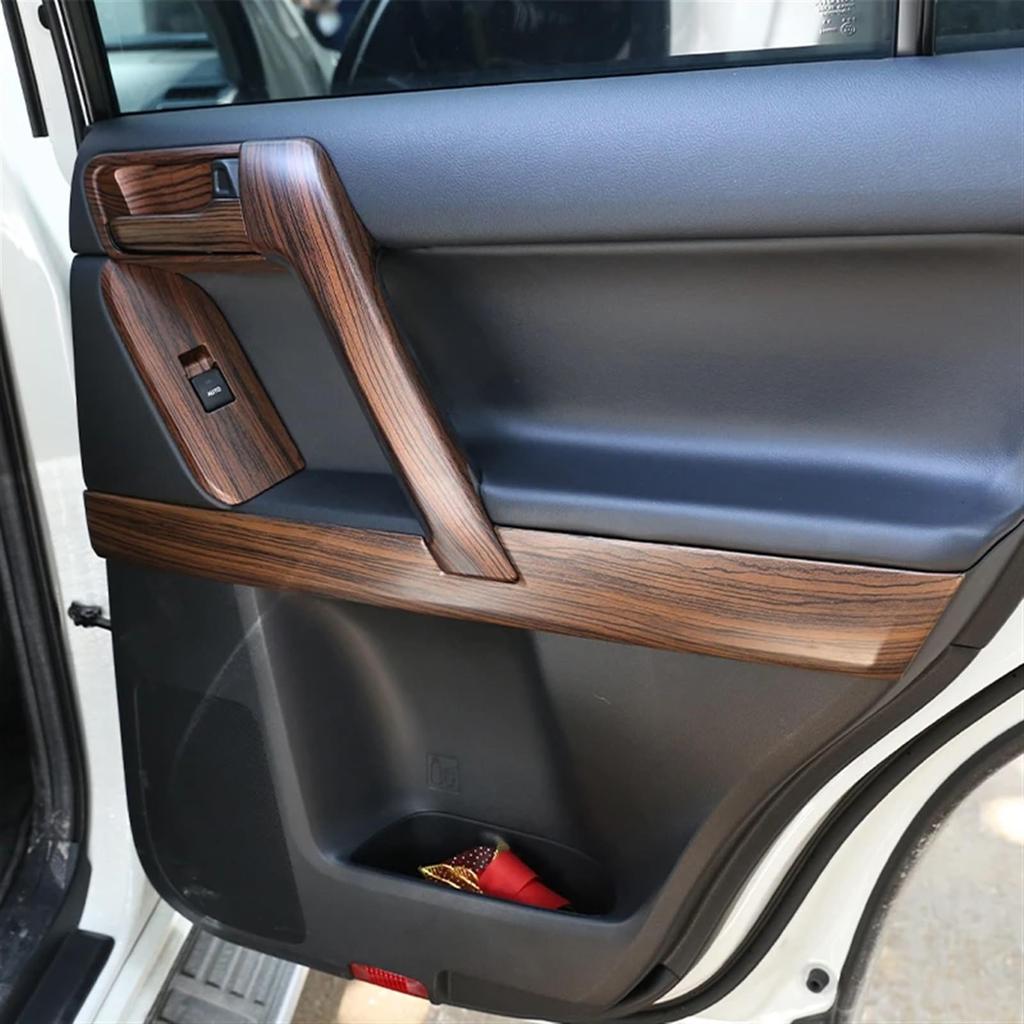 Interior Parts Toyota Land Cruiser Prado FJ150 150 2010-2019 Pine Wood Grain Car Upholstery