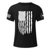 Herren Modisches Lässiges Unabhängigkeitstag Bedrucktes Rundhals Kurzarm T-Shirt Top