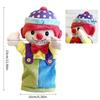 Simulation Clown Hand Puppet Toy Soft PP Cotton Plush Puppet Toy For Storytelling And Preschool Classroom Activity