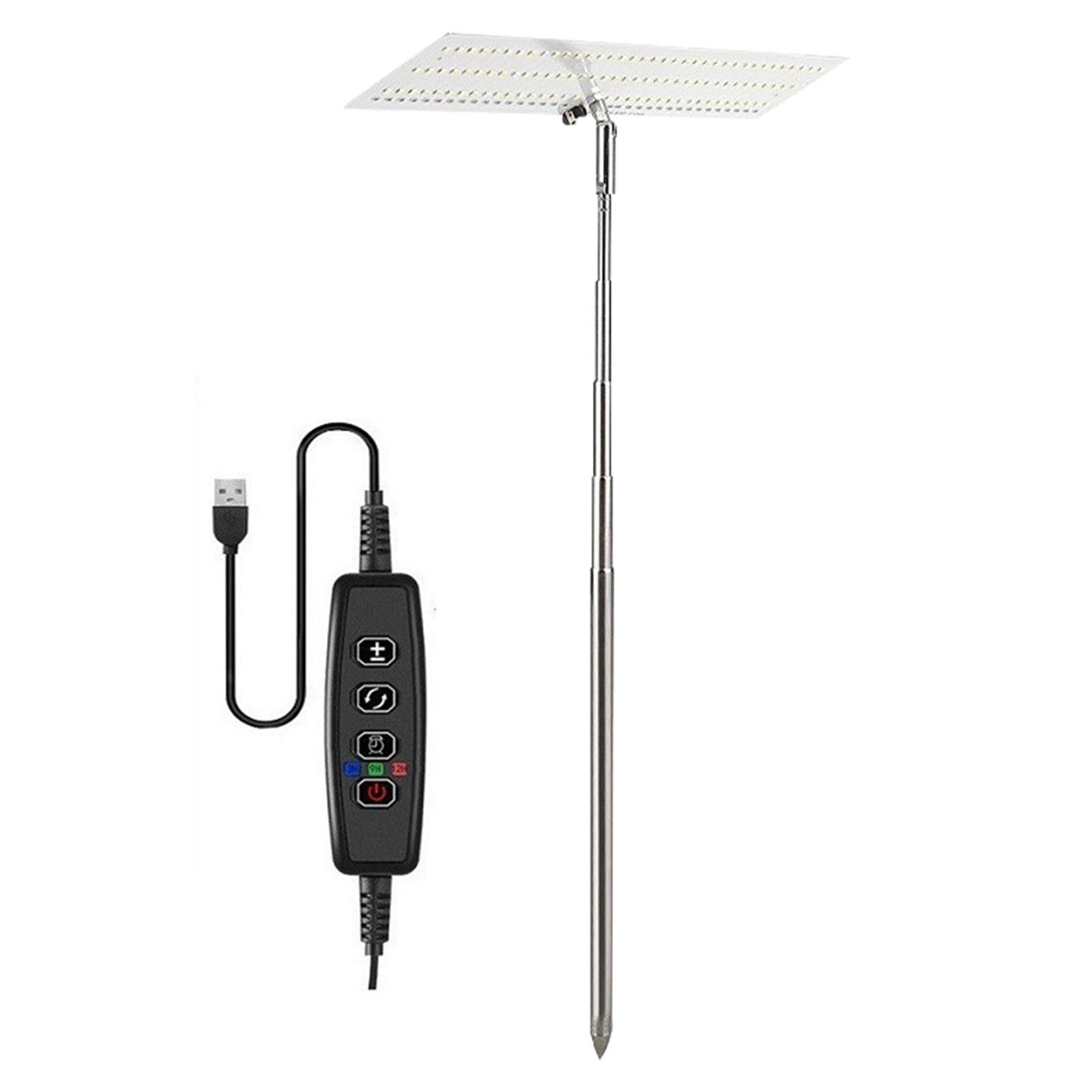 

Hydroponics Growing Light Height Adjustable Phytolamp Grow Light IP54 Waterproof Desktop Grow Lamp for Seedlings Indoor Plants