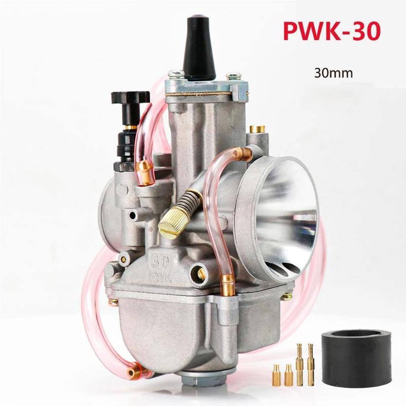 

With Power Jet for Racing Motor 2T 4T Universal Keihin Koso Oko Motorcycle PWK Carburetor 21 24 26 28 30 32 34mm