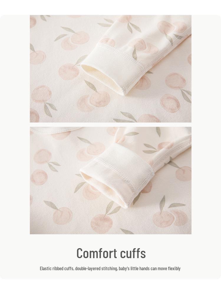 Unisex Pure Cotton Baby Sleep Sack Pajamas with Long Sleeves