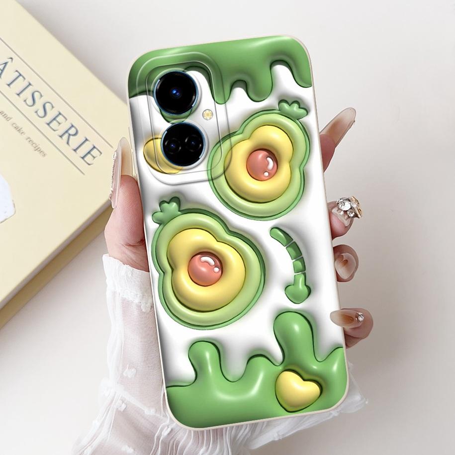 For Tecno Camon 19 Pro 5G Case Cute Cartoon Camera Protection Matte Soft Fundas For Tecno Camon 19 Neo Camon19 19Pro Phone Cover