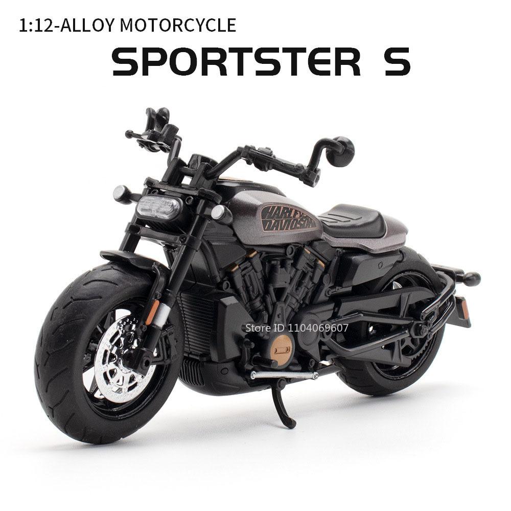 1:12 Sportsters R1 Alloy Motorbike Toy Diecast Model Car Front Wheel Steering Rear Wheel Suspension Motorcycle Boy Birthday Gift