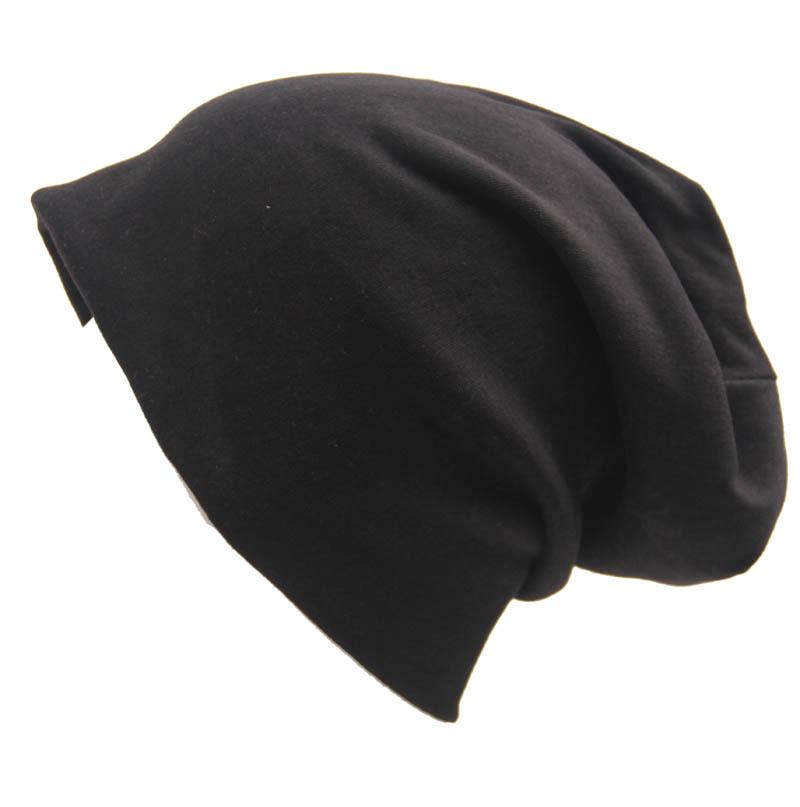 Women's Autumn Winter Pullover Sports Street Hip Hop Loose Knitted Cotton Hat KTY