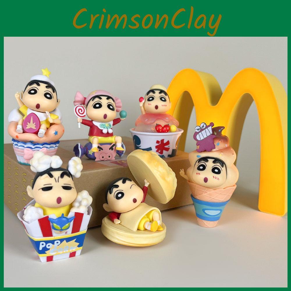 Shin Crayon Chan Dessert Action Figures Model Toy Doll Decoration Kids Gift