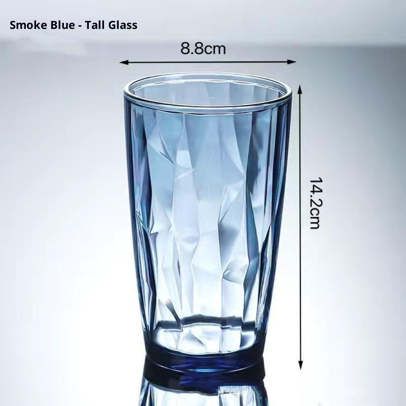 Pc Drinking Cups Shatterproof Heat Resistant Shatter-Resistant Rinsing Cup For Home Kitchen Office Use